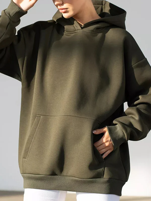 Soft Fabric Loose-Fitting Sweatshirts - Image 13