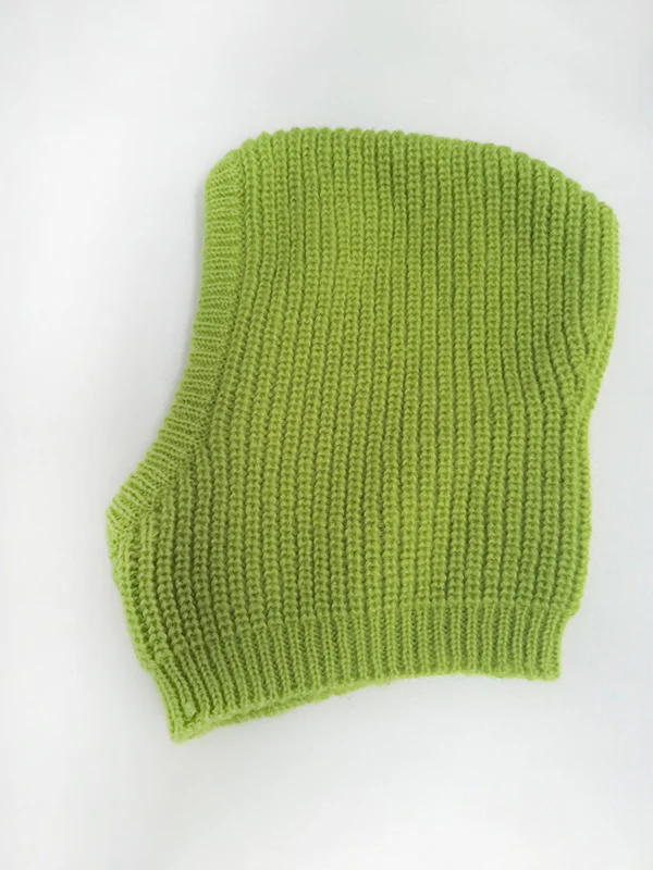 Solid Integrated Ear Protection Pullover Knitted Hat - Image 6