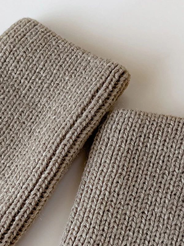 Solid Ribbed Cutout Leg Warmer - Image 12