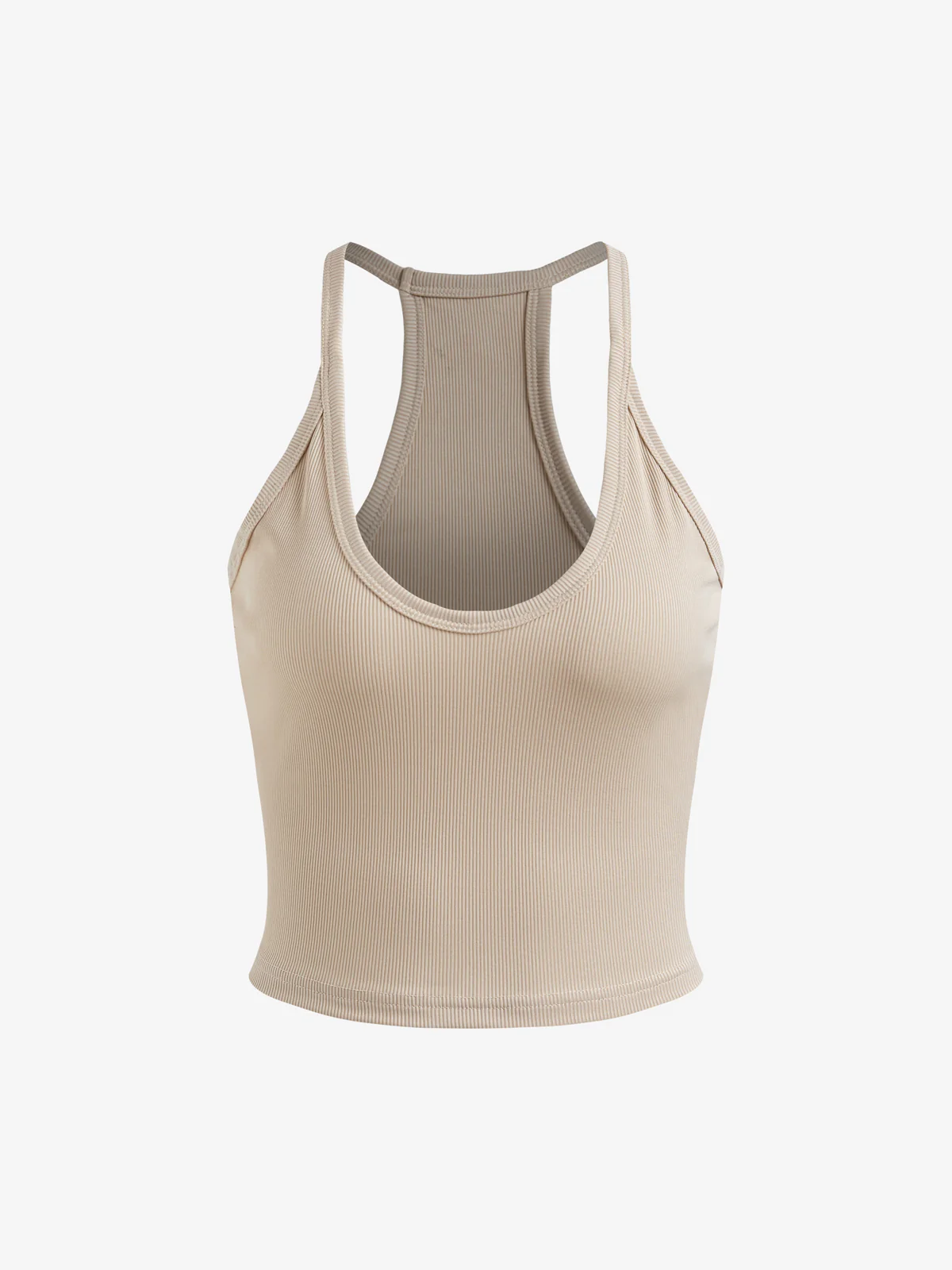 Solid V Neck Slim Knit Cami Top - Image 5