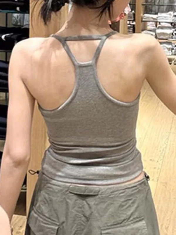Sports Bra Built-In Pads Cami Top - Image 11
