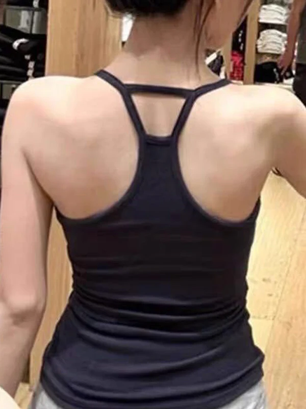 Sports Bra Built-In Pads Cami Top - Image 12