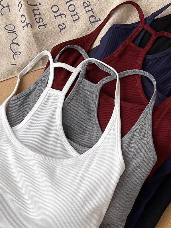 Sports Bra Built-In Pads Cami Top - Image 9