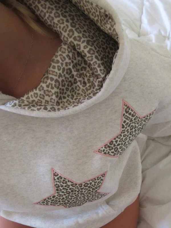 Star Leopard Print Sweatshirts - Image 2