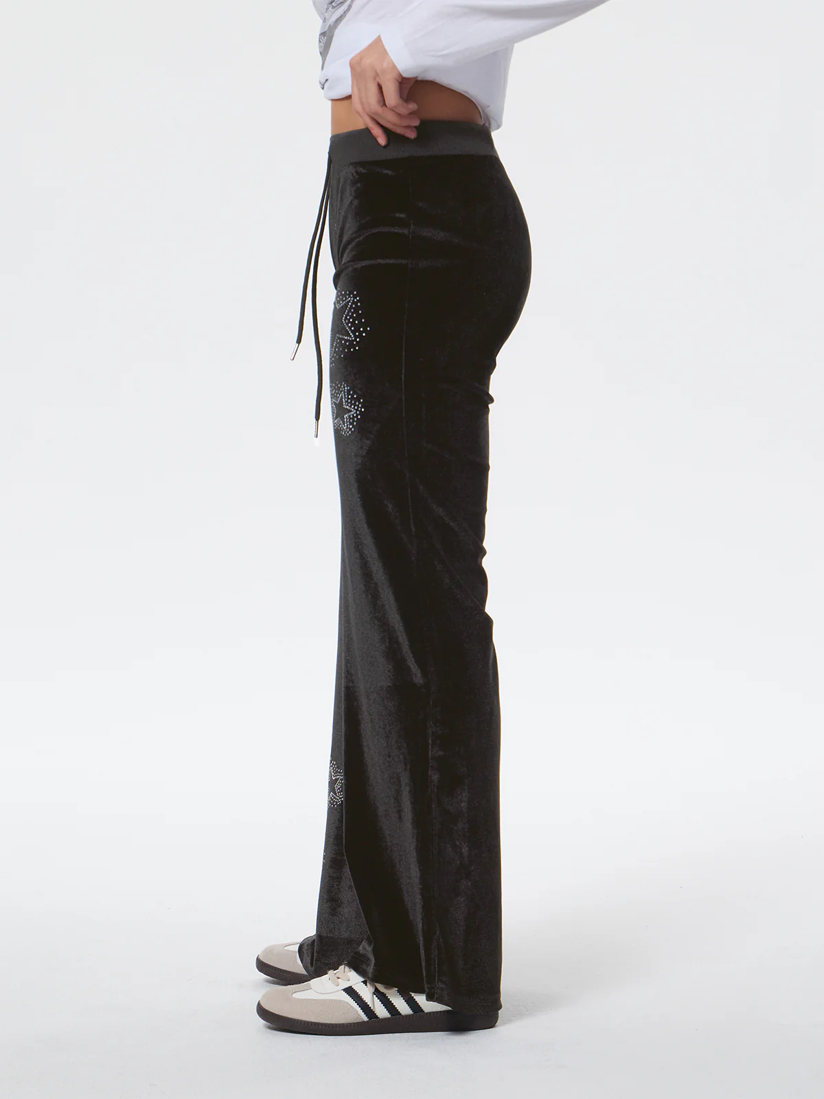 Star Print Flare Leg Pants - Image 4