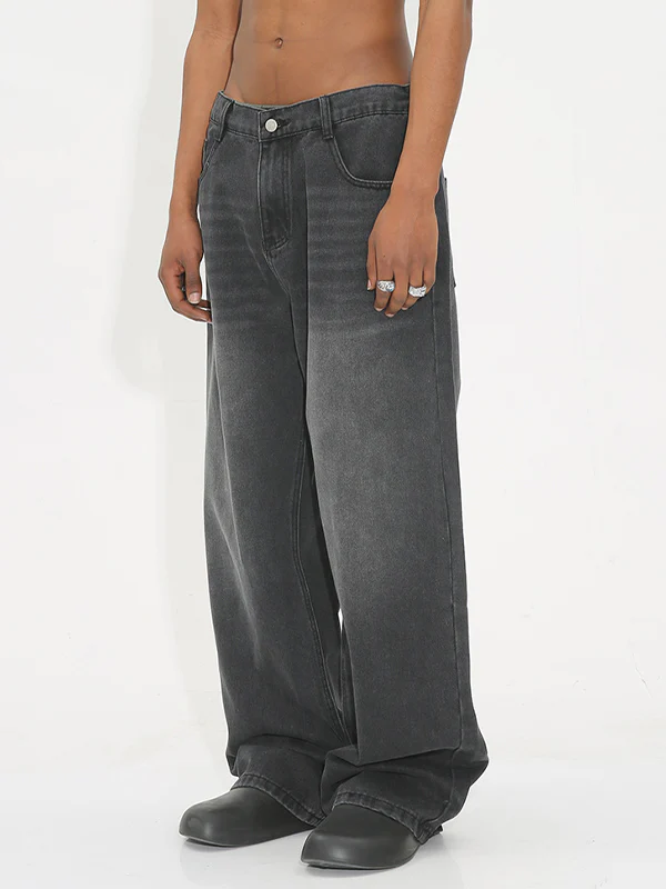Straight Versatile Loose Jeans - Image 12