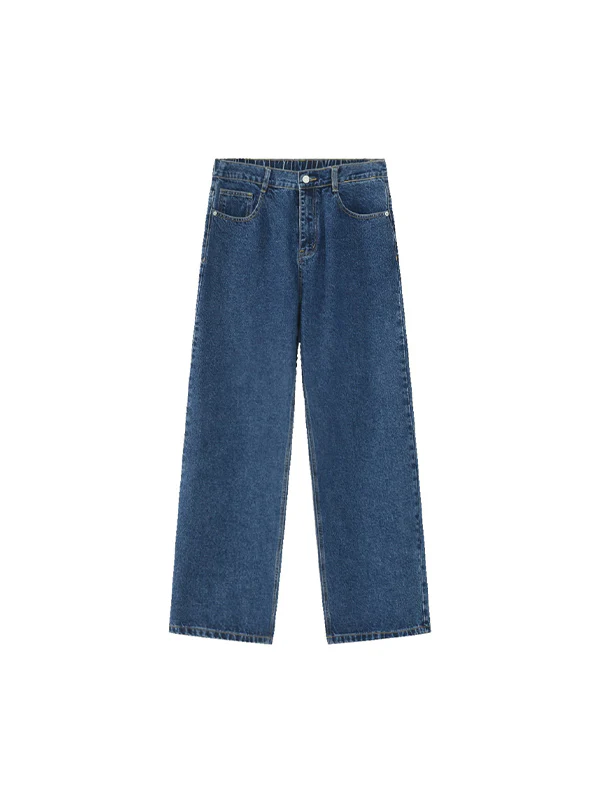 Straight Versatile Loose Jeans - Image 9