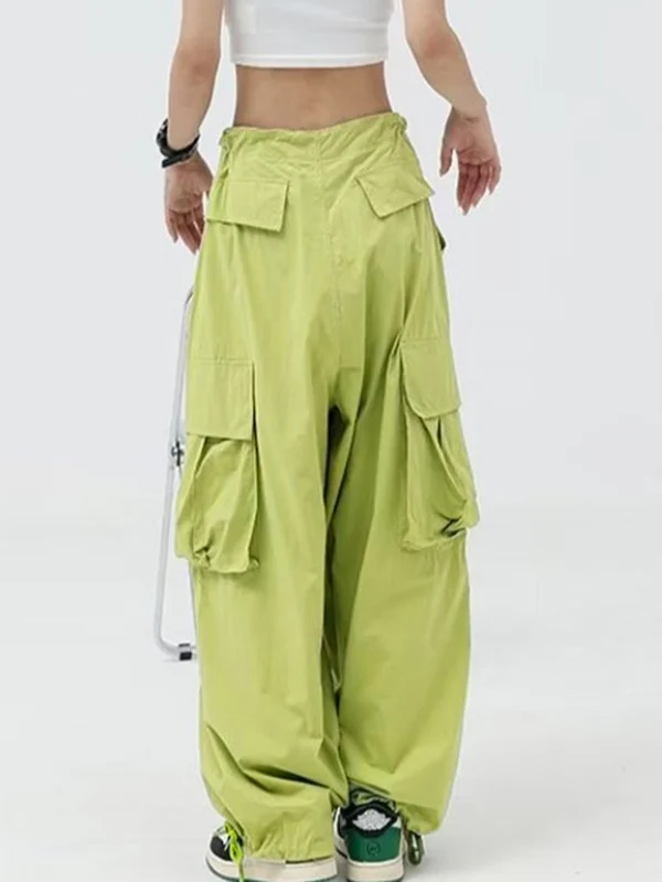 Street Pocket Patch Loose Cargo Pants - Image 3