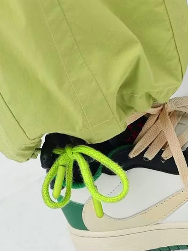 Street Pocket Patch Loose Cargo Pants - Image 4