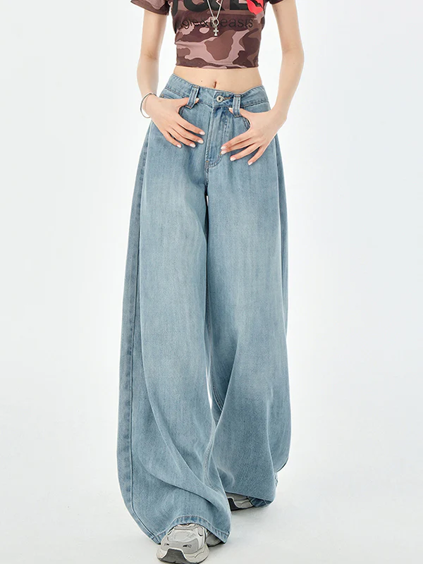 Tencel Ice Feel Boyfriend Jeans - Image 3