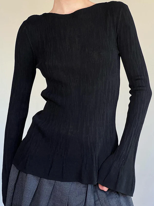 Textured Leisure Comfortable Long Sleeve - Image 3