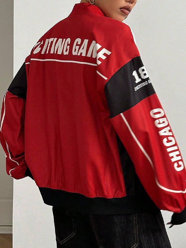 Trendy Motorcycle Jacket - Image 3