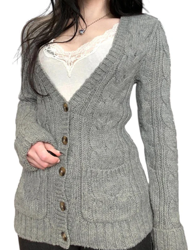 Twisted Yarn Knit Long Sleeve - Image 4