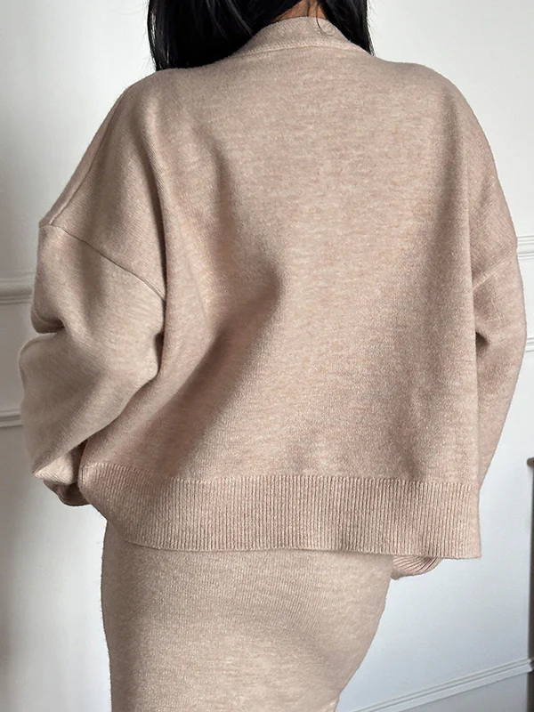 V-Neck Pocket Cardigan - Image 3
