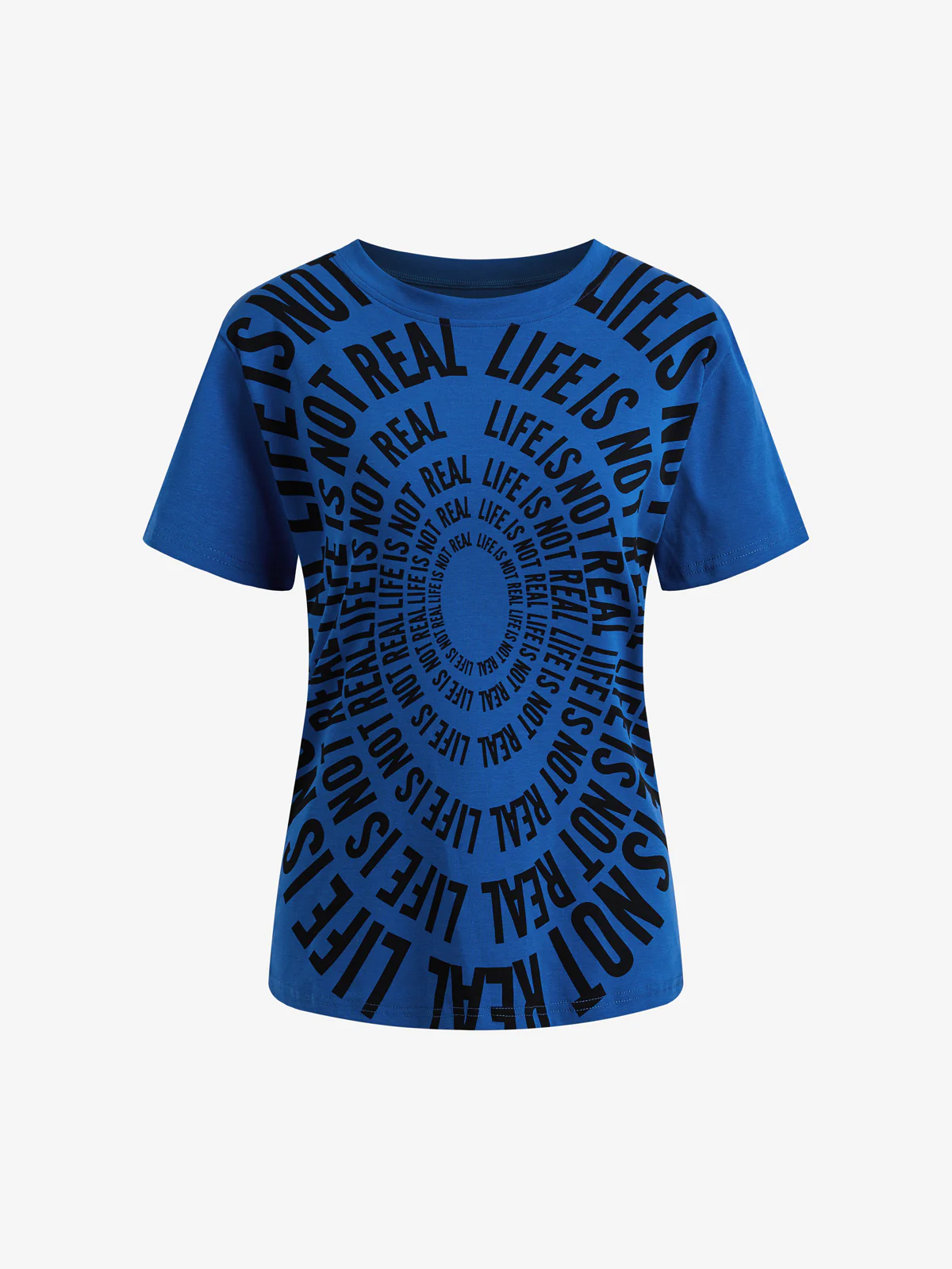 Versatile Slim Fit Print Oversized Short Sleeve
