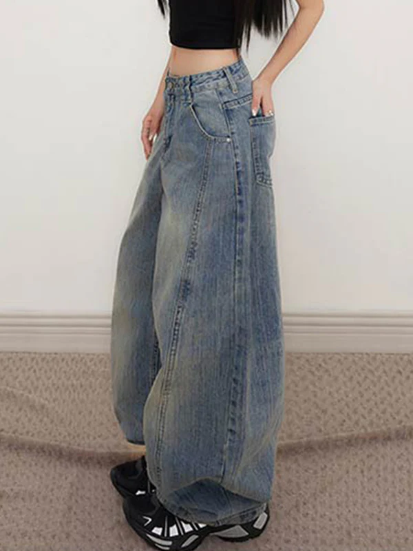 Versatile Wide-Legged Boyfriend Jeans - Image 4