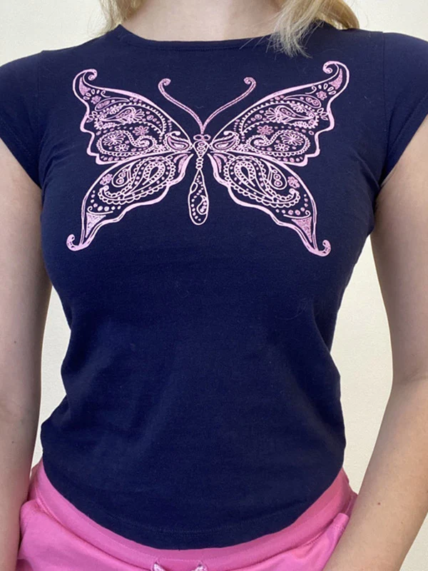 Vintage Acanthus Logo Print Baby Tee - Image 10