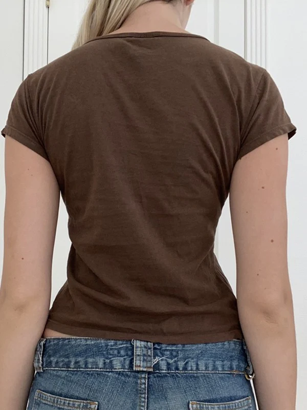 Vintage Acanthus Logo Print Baby Tee - Image 15