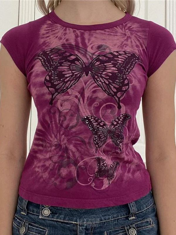Vintage Acanthus Logo Print Baby Tee - Image 17