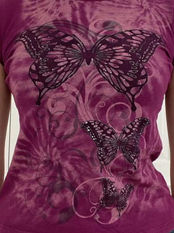 Vintage Acanthus Logo Print Baby Tee - Image 19