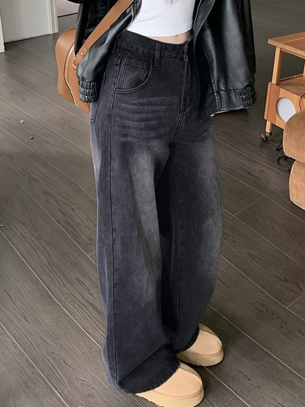Vintage Black Wash Boyfriend Jeans - Image 6