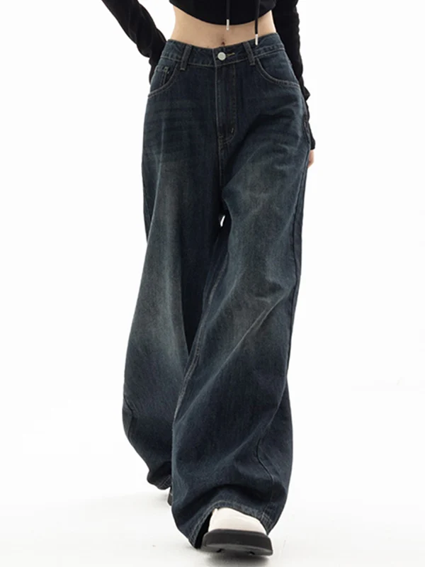 Vintage Blue 90s Boyfriend Jeans - Image 3