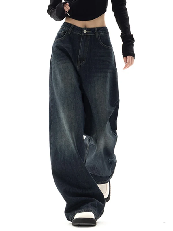 Vintage Blue 90s Boyfriend Jeans - Image 4