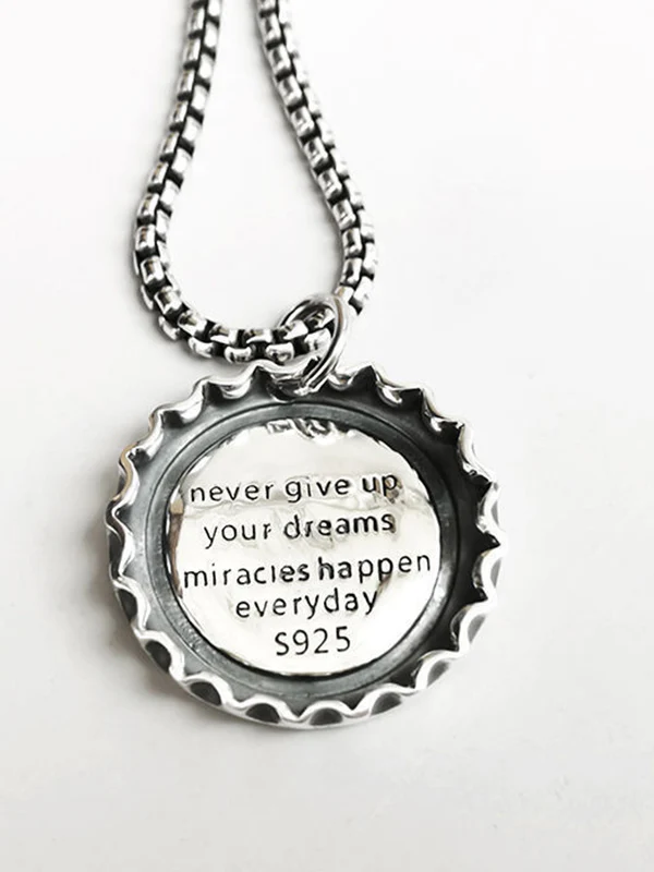 Vintage Bottle Cap Pendant Necklace - Image 3