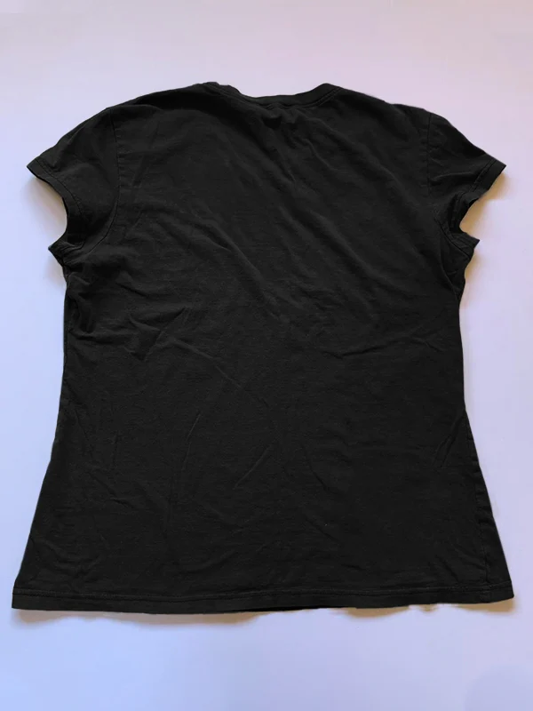 Vintage Brown Butterfly Print Short Sleeve Tee - Image 16