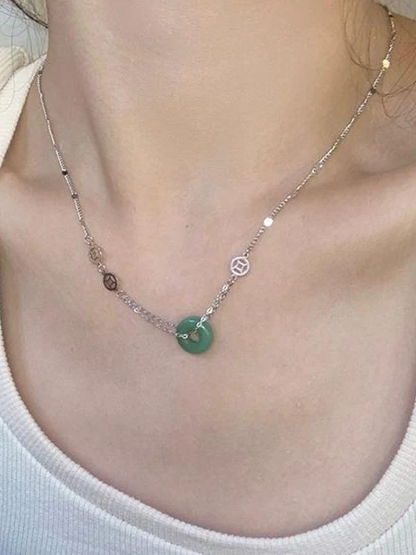 Vintage Coin Pendant Necklace - Image 3