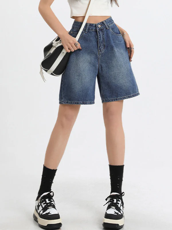 Vintage Denim Bermuda Shorts - Image 24