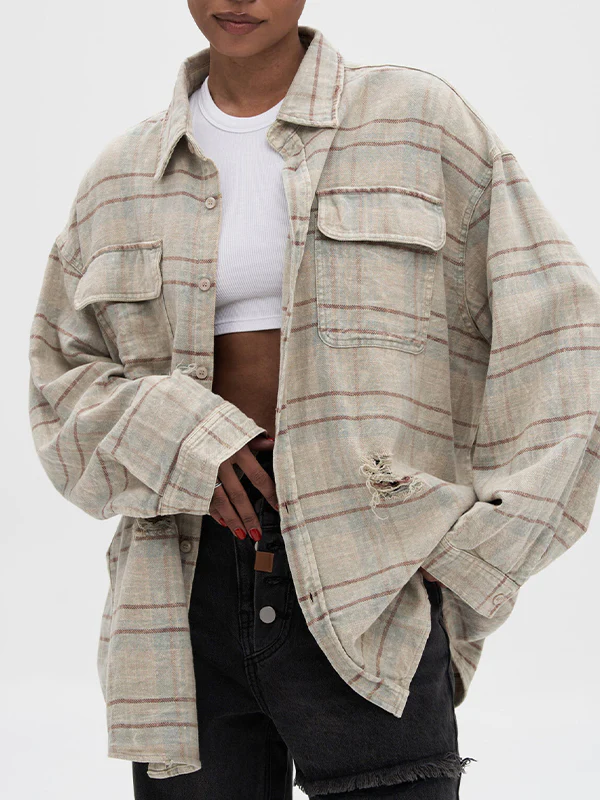 Vintage Distressed Brushed Finish Jacket - Image 5