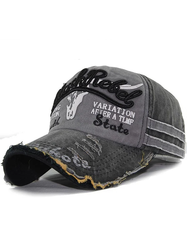 Vintage Embroidered Distressed Baseball Cap - Image 13