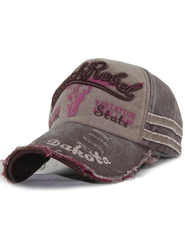 Vintage Embroidered Distressed Baseball Cap - Image 14