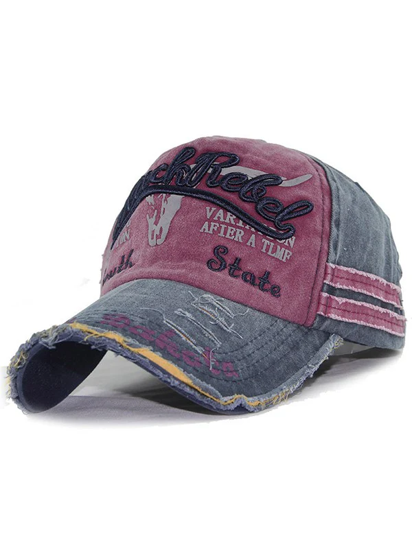 Vintage Embroidered Distressed Baseball Cap - Image 15