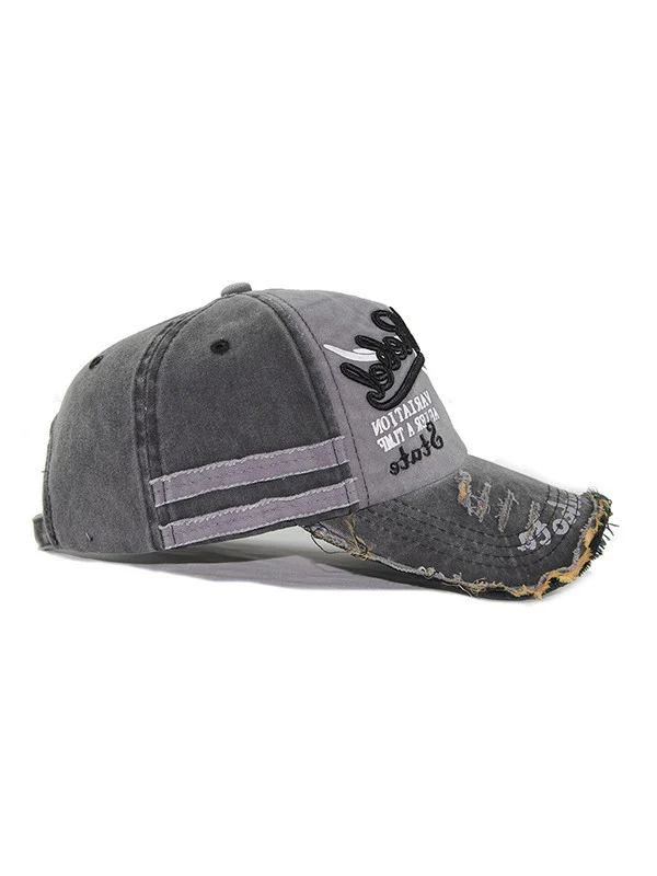 Vintage Embroidered Distressed Baseball Cap - Image 16
