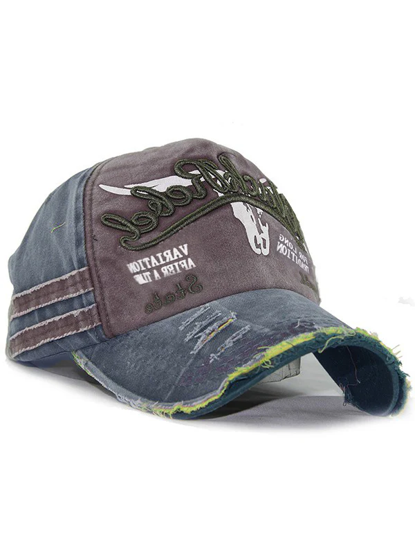 Vintage Embroidered Distressed Baseball Cap - Image 3