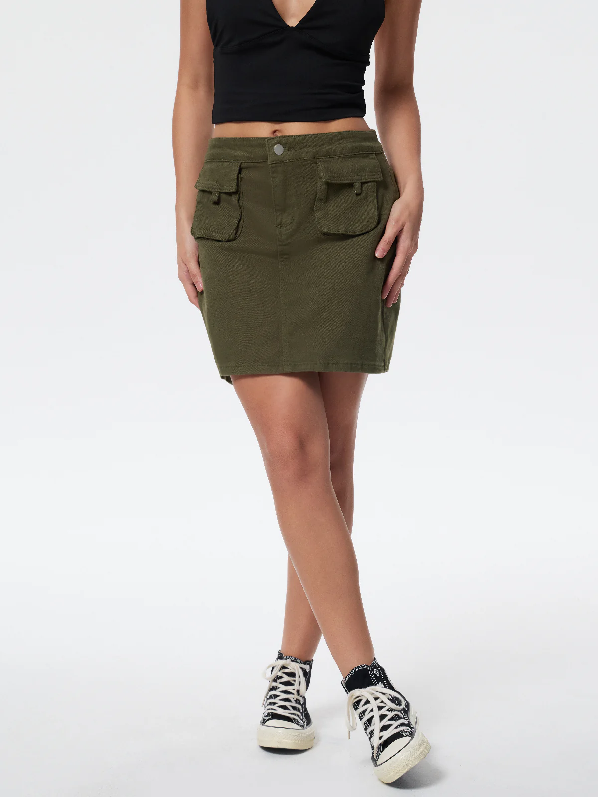 Vintage Flip Pocket Cargo Skirt - Image 3