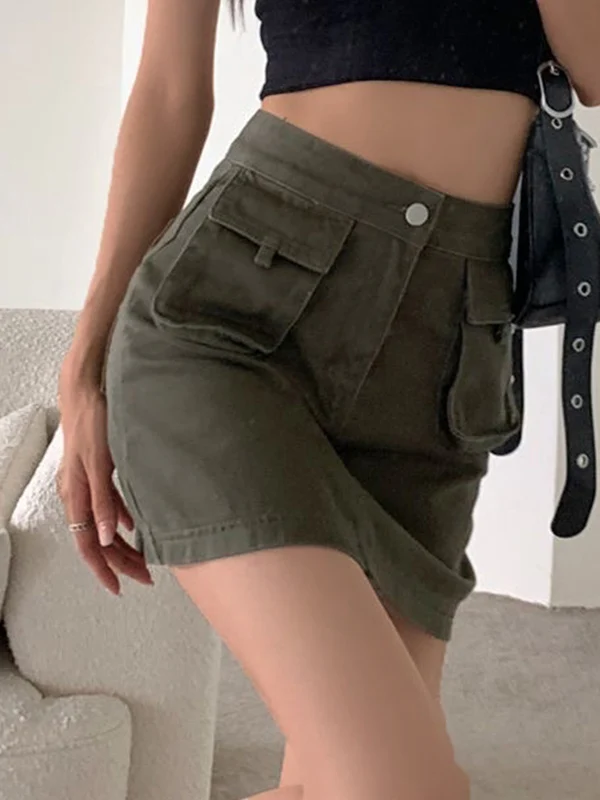 Vintage Flip Pocket Cargo Skirt - Image 7