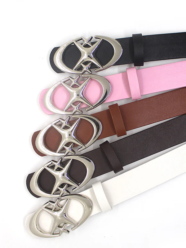Vintage Moon Star Buckle Belt - Image 6