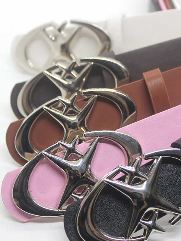 Vintage Moon Star Buckle Belt - Image 7