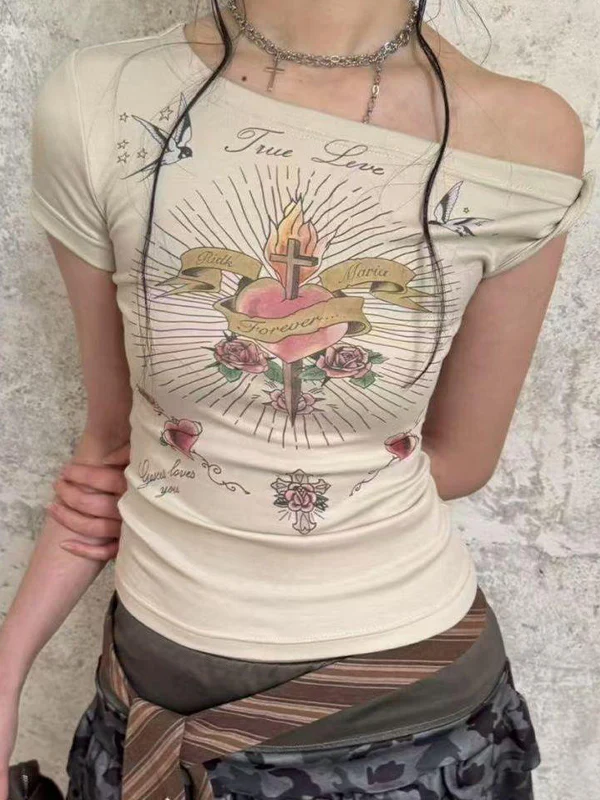 Vintage Print Short Sleeve - Image 2