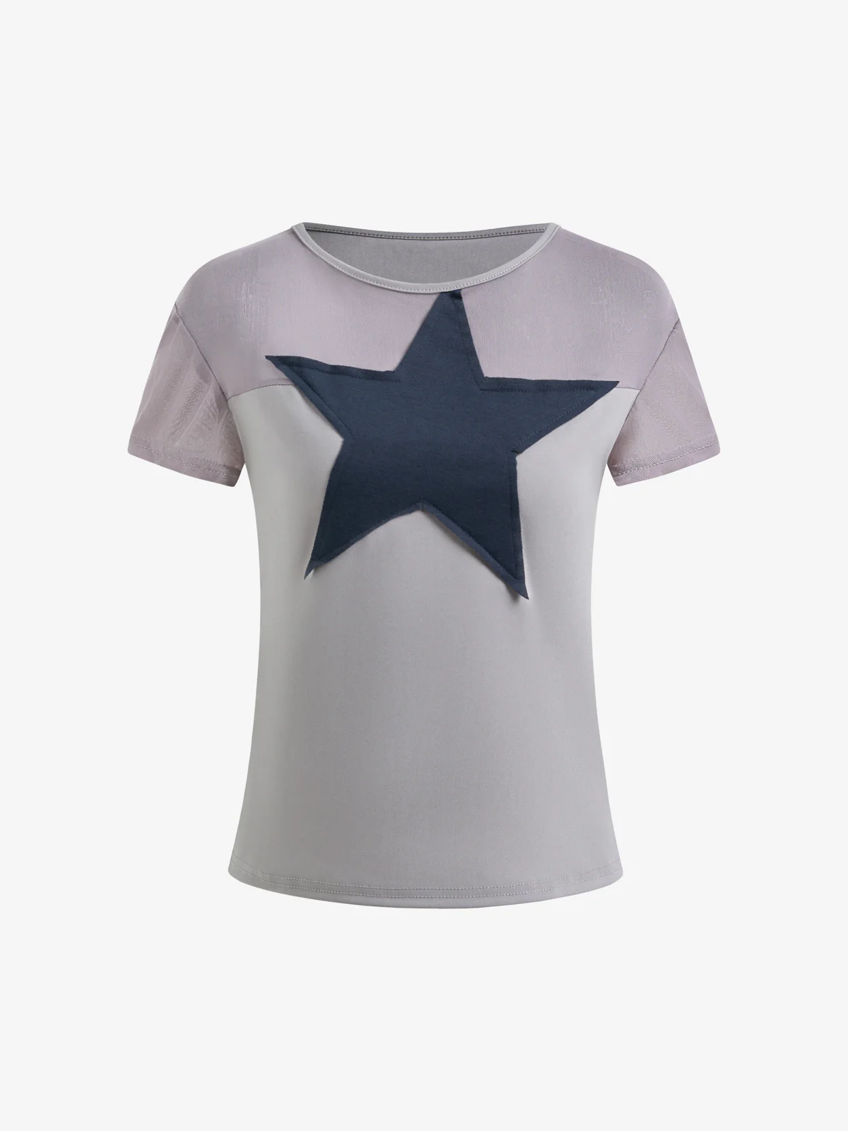 Vintage Stars Crew Neck Raglan Sleeve Tee