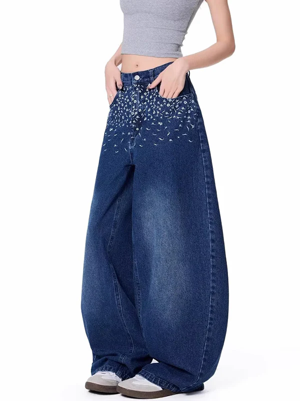 Vintage Straight Boyfriend Jeans - Image 5