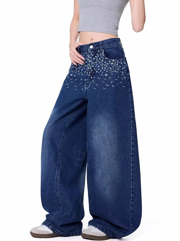 Vintage Straight Boyfriend Jeans - Image 6