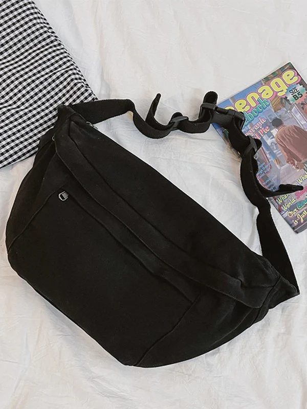 Vintage Wash Capacity Crossbody Bag - Image 12
