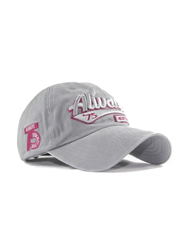 Vintage Wash Embroidery Baseball Cap - Image 11