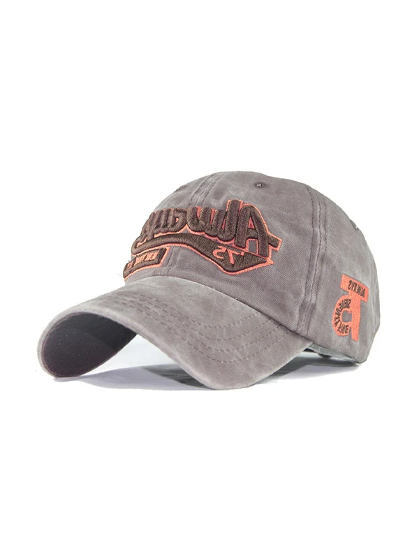 Vintage Wash Embroidery Baseball Cap - Image 4