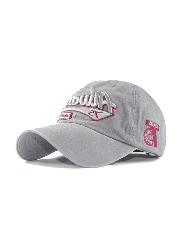 Vintage Wash Embroidery Baseball Cap - Image 6