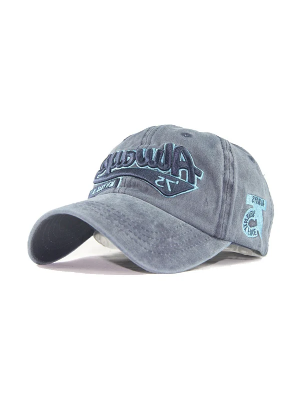 Vintage Wash Embroidery Baseball Cap - Image 7